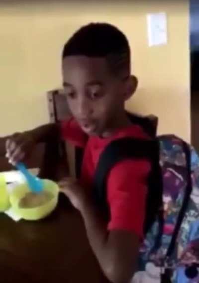 Tried to teach the little nigga something for the first day of school