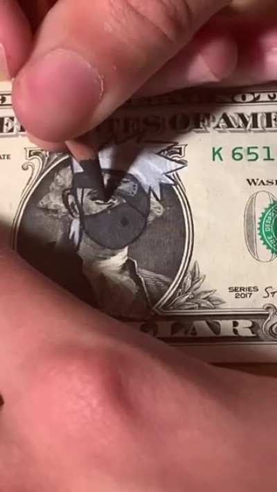 Legal mais.... QUEM CARALHOS FAZ ISSO COM UMA NOTA DE 100 DOLARES!?!?!