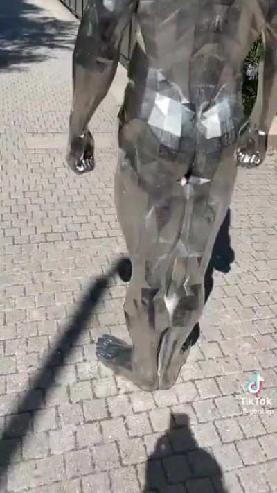 The height of this statue
