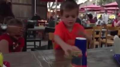 This kid is going places. Not college but places.