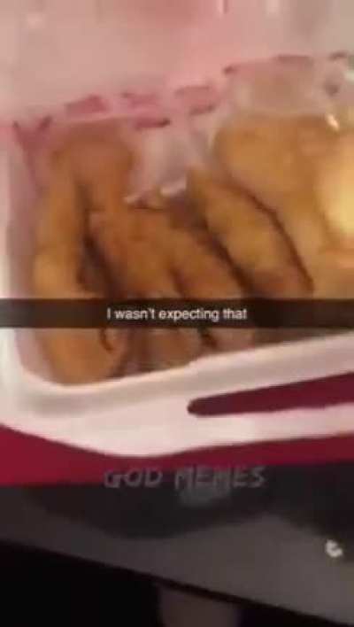 the box combo from Canes