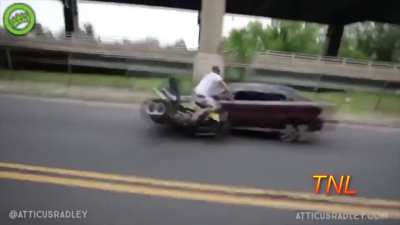 Driving on the wrong side of the road