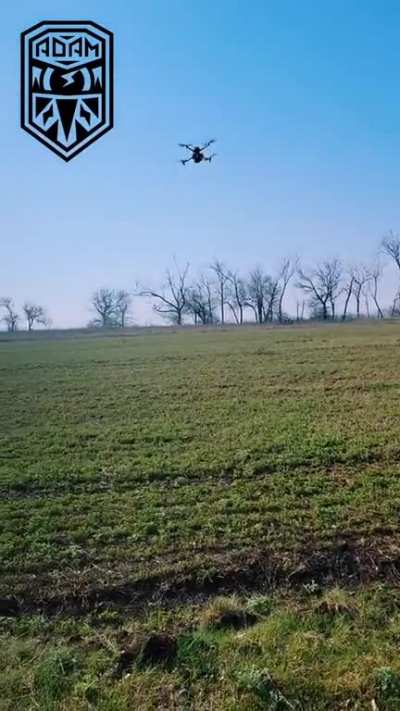“Adam” tactical group shows off the various munitions that they use for their drones.