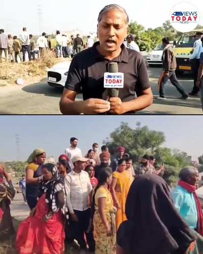 Non-locals blocked the road in Narwal to protest an anti-<wbr>encro<wbr>achme<wbr>nt drive. Six years after 370's abrogation, outsiders now dare to block our roads when evicted from state land. Imagine what they'll do tomorrow - while the average Dogra still thinks prot