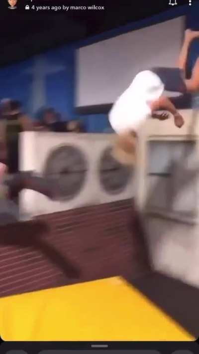 That's what we call a body slam