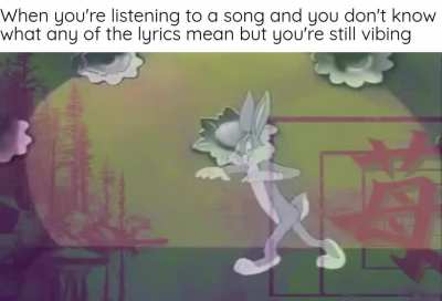 I'm groovin'