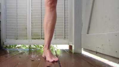 Outdoor shower video