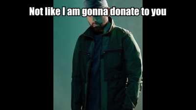 Eminem reviews Pls Donate
