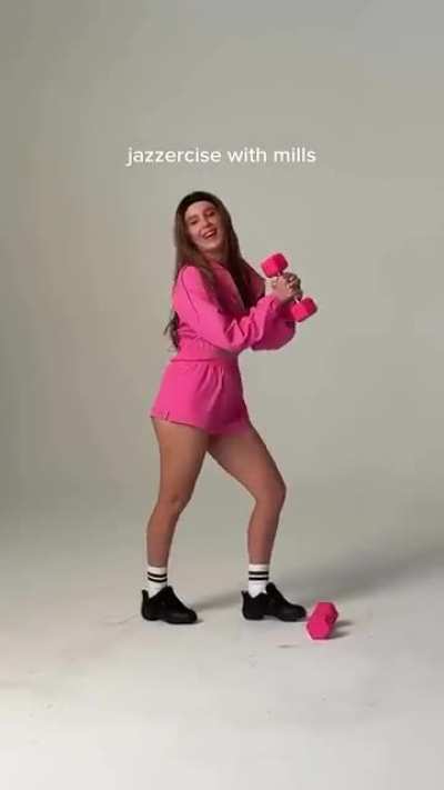 Workout in pink