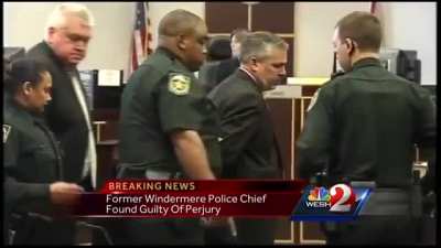 Windermere police chief sentenced to 8 years for perjury