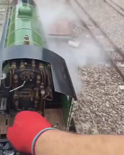 Steam powered mini Locomotive