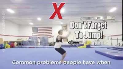 How to do back flips. Very informative!