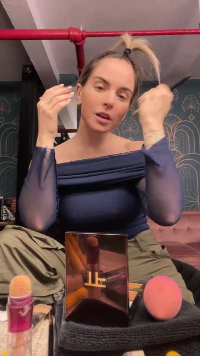 While getting ready backstage | TikTok 10/2/24