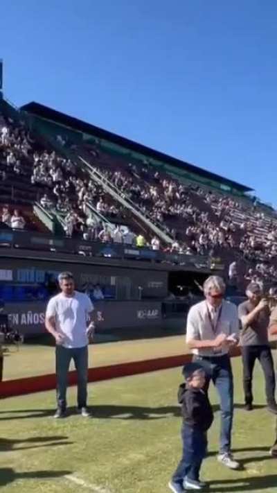 Asi comenzo el Polo Argentino hoy..