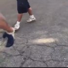 He was trying so hard not to fall
