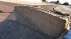 The way this matting tears off the bale OP