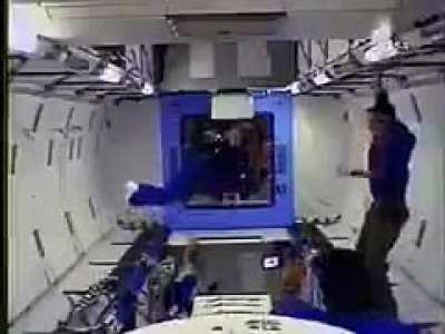 Astronauts get stuck others just watch them struggle