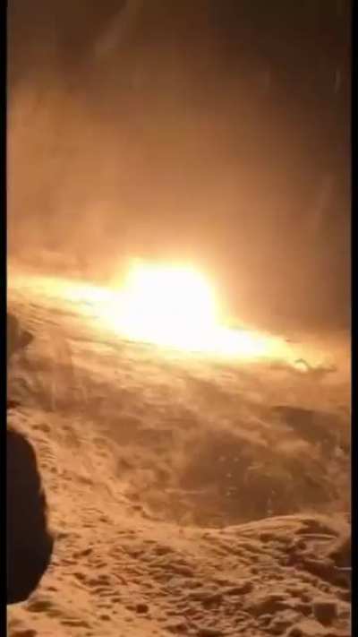 Idiots shooting a propane tank