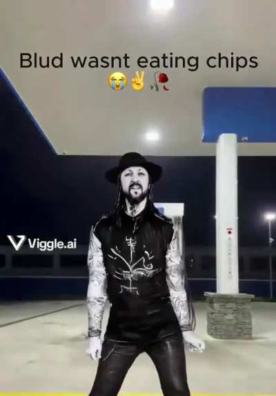 BLUD WASNT EATING CHIPS :skull: