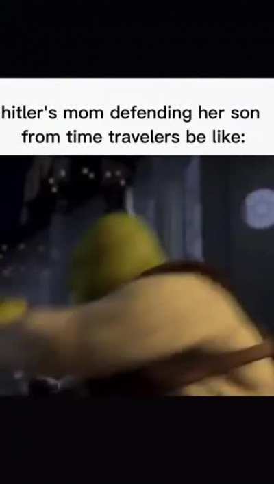 I gotta say she must've been really strong since she actually protected him