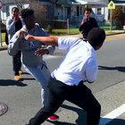 public fight with a twist