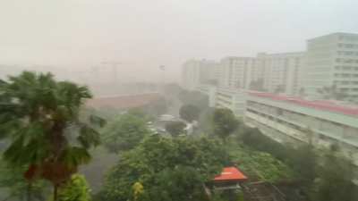 Monsoon in Singapore 🇸🇬⛈☔️