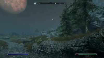 Playing Skyrim again, trying mods for the first time. But Skyrim never changes.