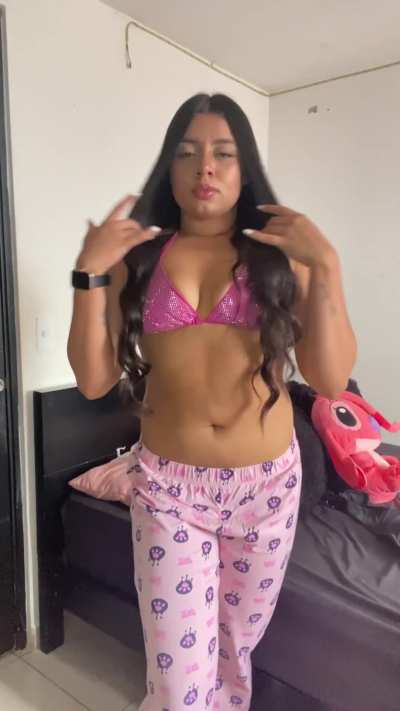 Would you rather finish on my innocent face or my titties?