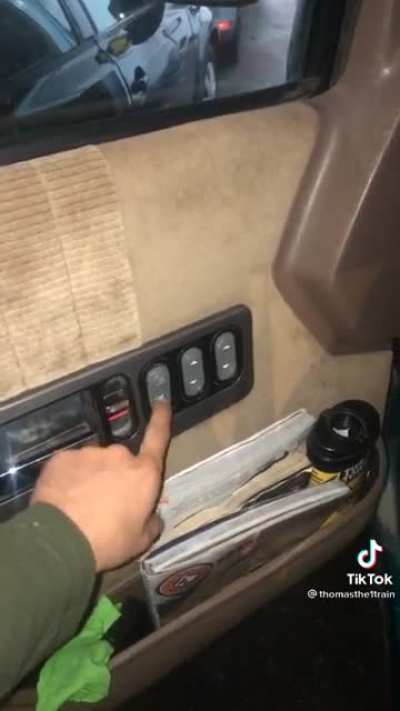 Doing electrical work on the truck