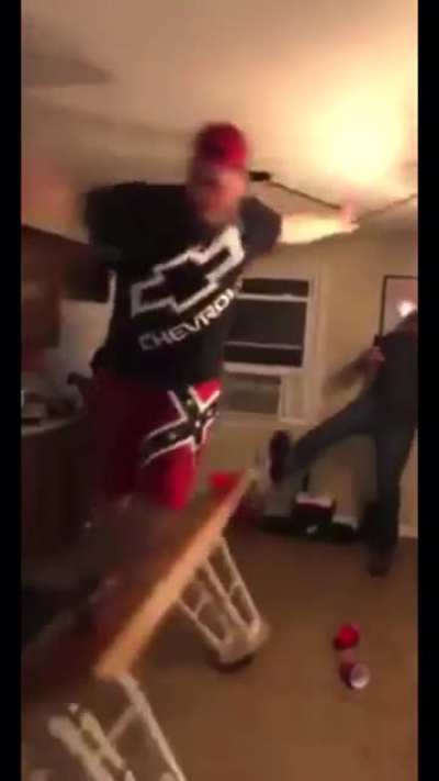 Dancing on a table