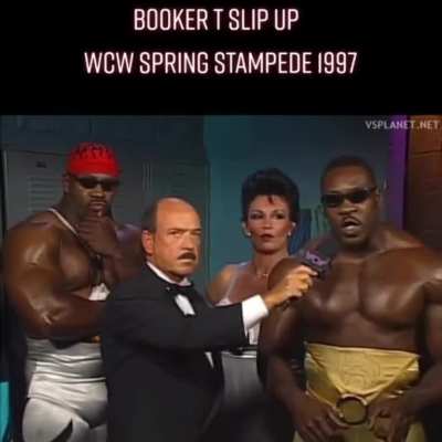 Here’s the video of Booker T’s infamous promo