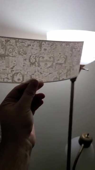 You guys like my new lampshade?