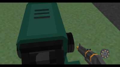 When you find out the Modpack you're playing has guns.