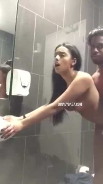 Hotel Room toilet fucking after party in bar