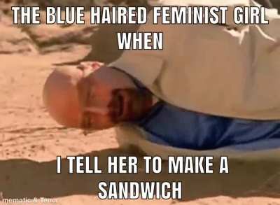 Blue Hair femi bad