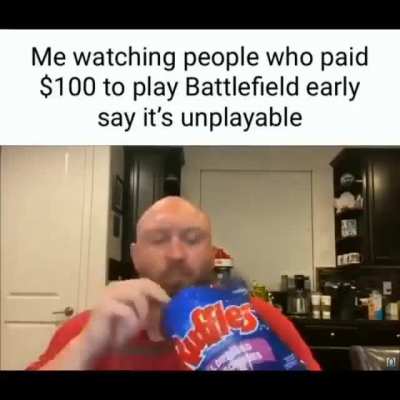 Y’all are the ones who decided to buy it after the open beta