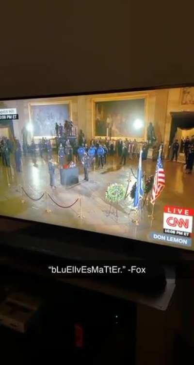 Guess which network isn’t showing the funeral of Officer Sicknick? Guess which 2 are?