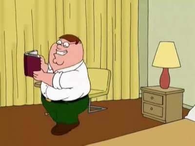 Hey! Look at me! I'm a Christian! I'm reading the Bible! Heheheheheh!