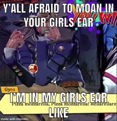Oh yeah feel my steel balls