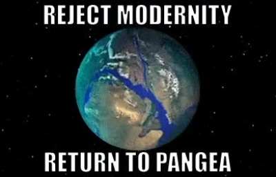 Reject continents return to Pangea