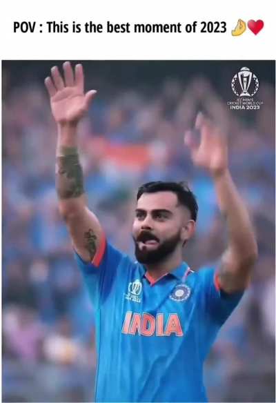 When Sachin stands to clap for you,means you're something special