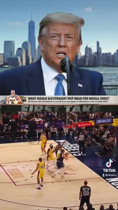 Of course Trump is an Embiid fan