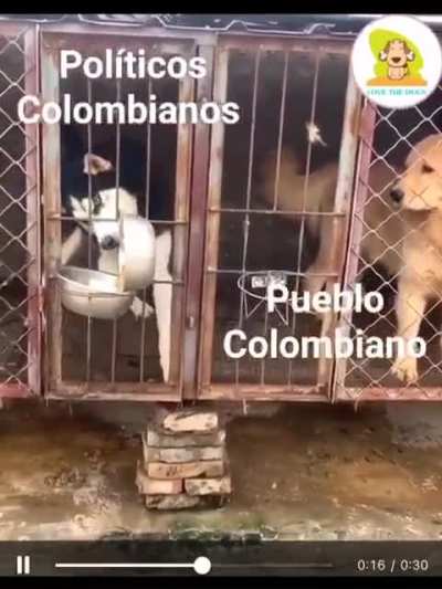 Pueblo y políticos colombianos