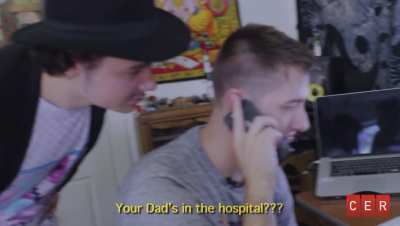 Dad's in the Hospital?