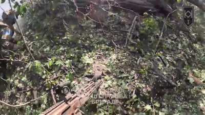 GoPro footage from Ukrainian soldiers of the 1st Mechanized Infantry Battalion of the 3rd Assault Brigade, Kharkiv region