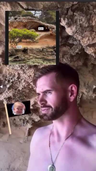 Scottish guiri tourist (GJH) in Spain painted/carved his son's name on the walls of a cave in Portals Vells, and posted a video on social media bragging about it