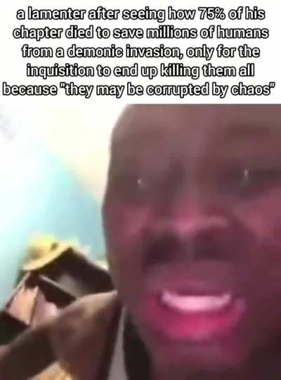 The happiest moment of the lamenters be like: 