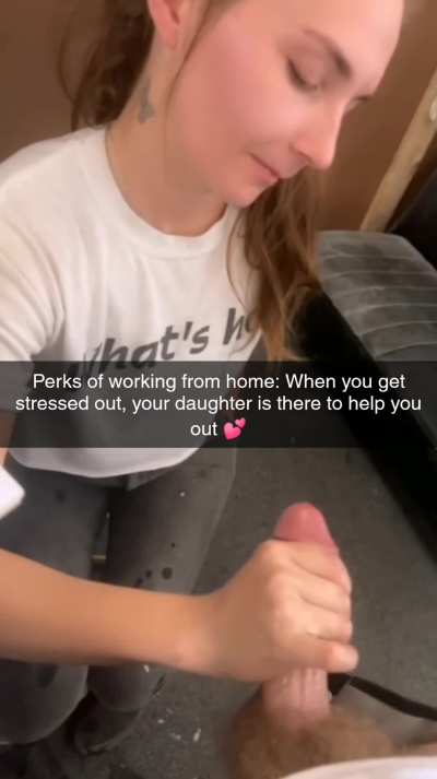 Honey?! Daddy’s all worked up… can you help me out while your mother’s gone?