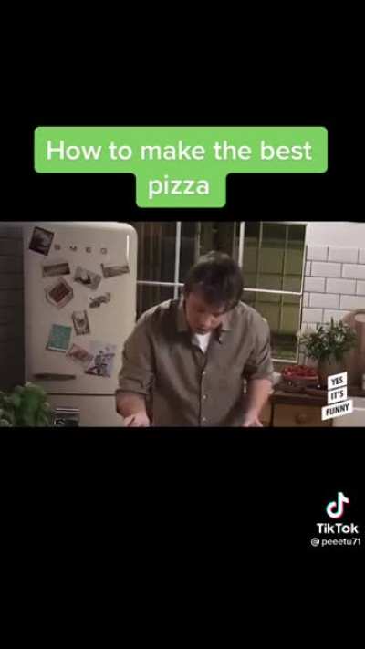 Jaimie Oliver makes the best pizzas.