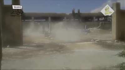 Hell cannon barrages blanket areas of Syrian Army positions in and around Aleppo